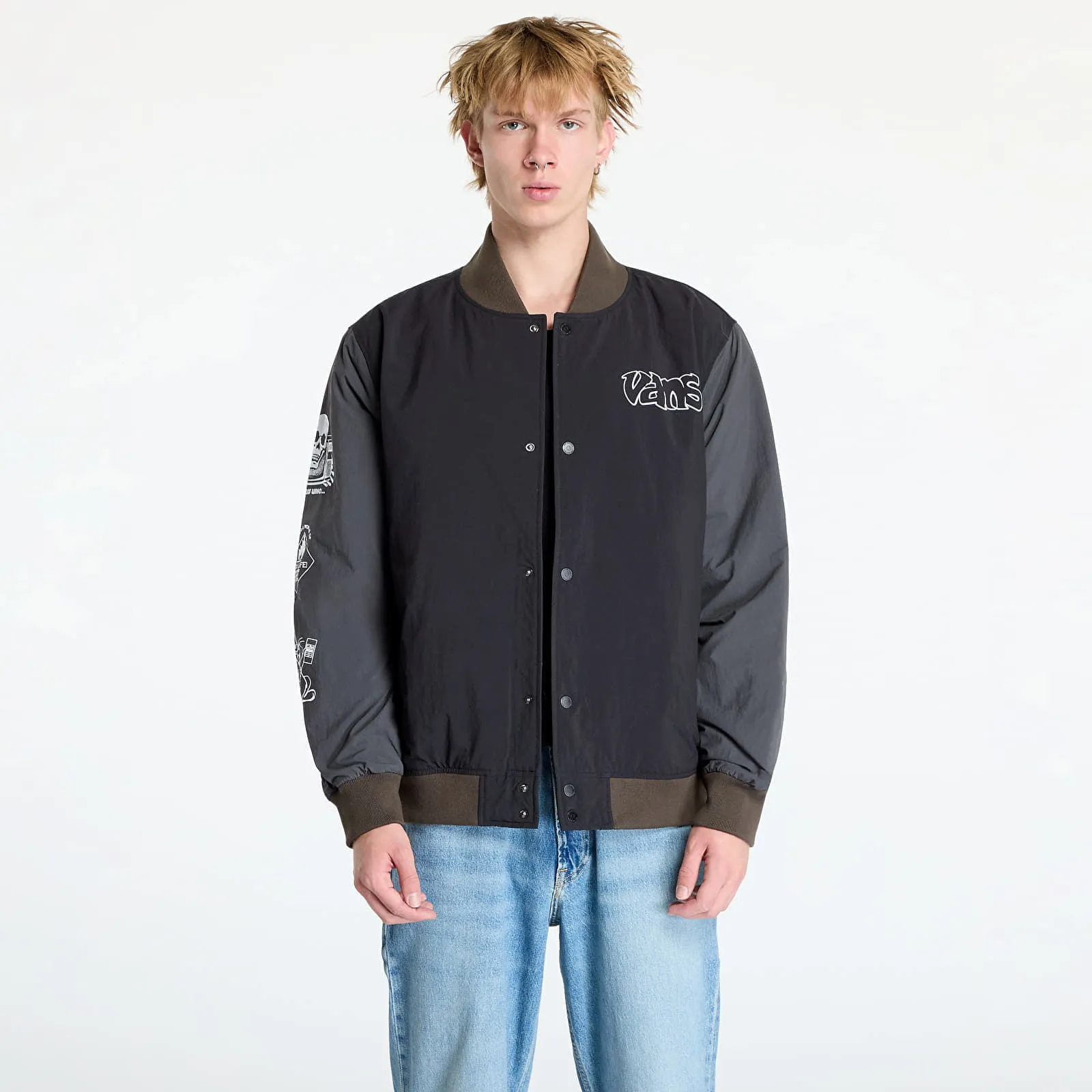 Bomberjacke Vans Crazy Eddy Baseball Jacket VN000JY1KOU1
