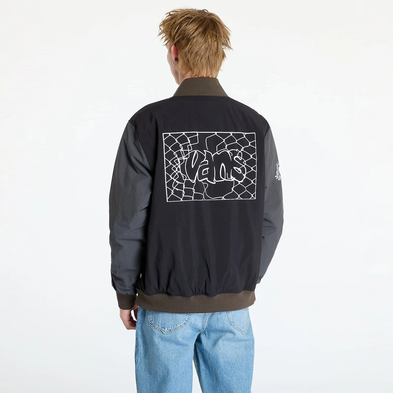 Bomberjacke Vans Crazy Eddy Baseball Jacket VN000JY1KOU1